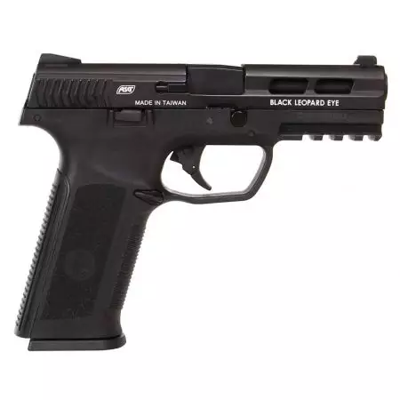 Pistolet ICS BLE Black Leopard Eye XAE SB GBB Gaz Blowback - Noir