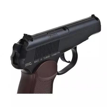 Pistolet KWC Makarov MP654K PM Co2 NBB Full Metal Noir - KC-44DHN