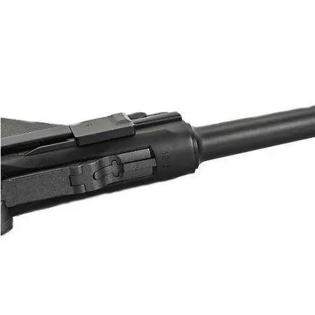 Pistolet Luger P08 GAZ Blowback Culasse Metal - Noir
