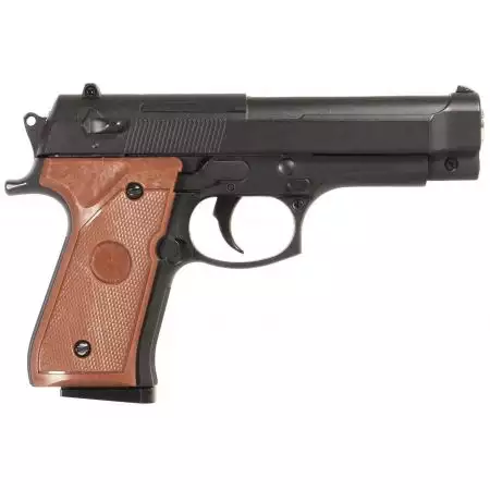 Pistolet M9 G22 Spring Full Metal Galaxy - Noir