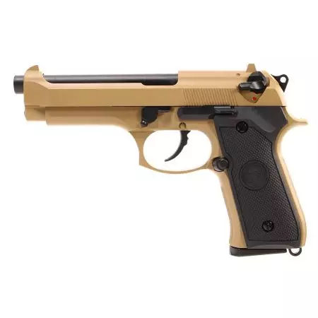 Pistolet M92 Gaz GBB WE - Tan