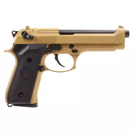 Pistolet M92 Gaz GBB WE - Tan