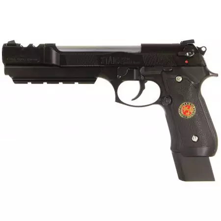 Pistolet M92 Samurai Edge Biohazard Burton Full Auto GBB WE - Noir