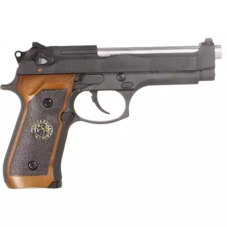 Pistolet M92 Samurai Edge Biohazard Gaz GBB WE - Noir