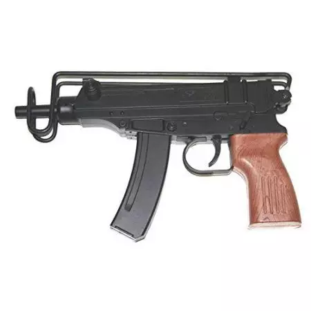 Pistolet-Mitrailleur Scorpion VZ61 Spring Double Eagle - Bi-ton Bois