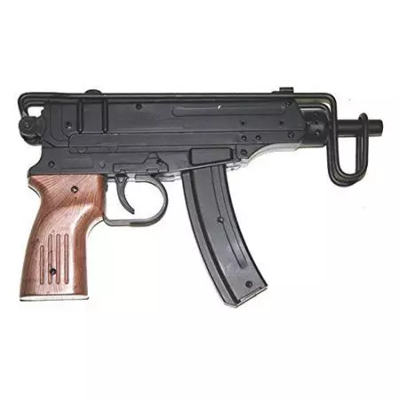 Pistolet-Mitrailleur Scorpion VZ61 Spring Double Eagle - Bi-ton Bois