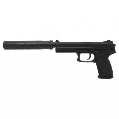 Pistolet Mk23 Operation Special Gaz avec Silencieux - Noir
