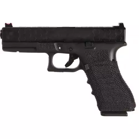 Pistolet P03 G17 Gaz GBB CNC Delta Armory - Noir