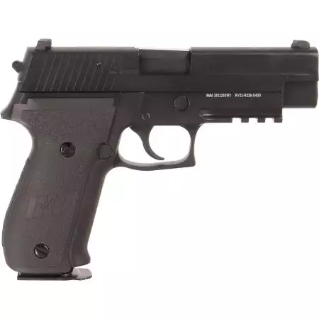 Pistolet Raven R226 Rail GBB Gaz Nuprol - Noir