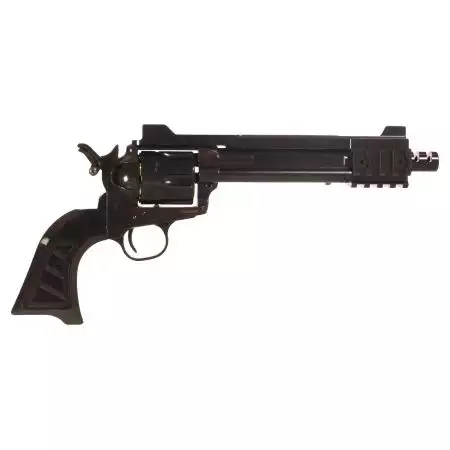 Pistolet Revolver SAA 45 Devil Gaz King Arms - Noir