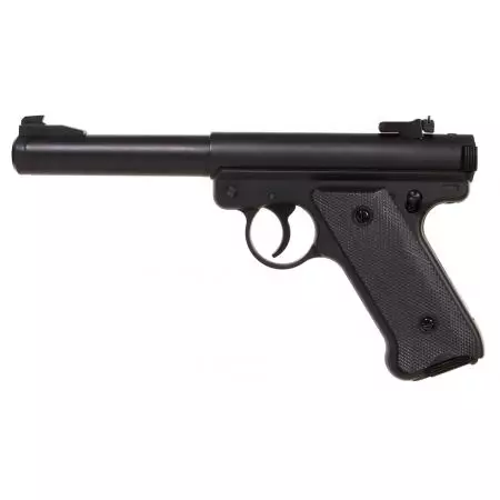 Pistolet Ruger MK1 KJW ASG Gaz (KJ Works) - Noir