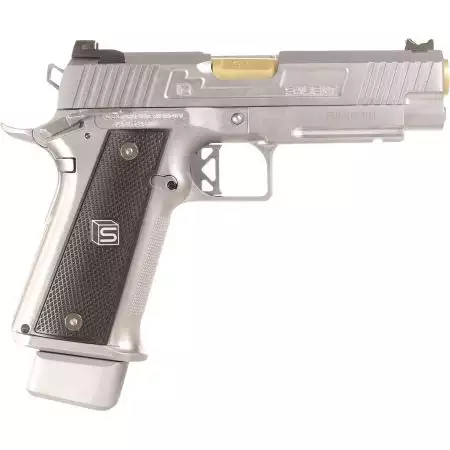 Pistolet Salient Arms 2011 DS 4.3 Gaz GBB EMG - Silver
