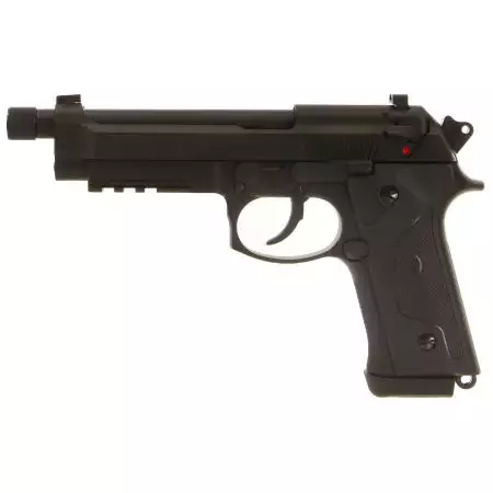 Pistolet SR92 M9 A3 GAZ Full Metal Blowback SRC - Noir