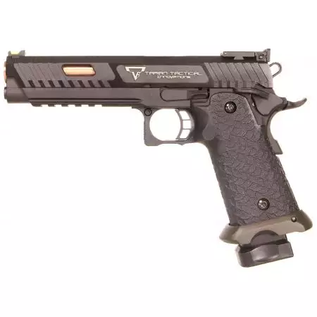 Pistolet STI TTI Combat Master Gaz Full Metal AW Custom EMG - Noir