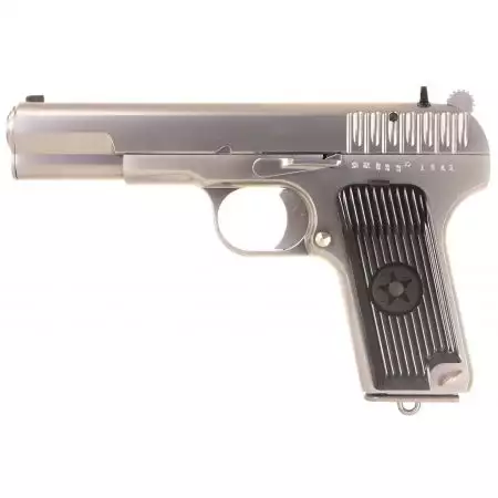 Pistolet Tokarev TT33 Gaz GBB Full Metal WE - Silver