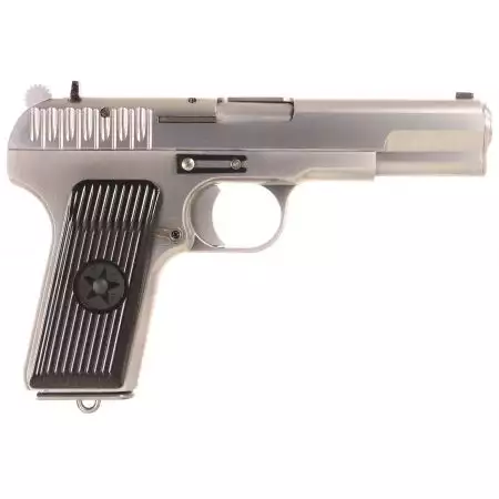 Pistolet Tokarev TT33 Gaz GBB Full Metal WE - Silver