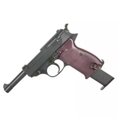 Pistolet Walther Pistol P38 Spring Metal & ABS - Noir