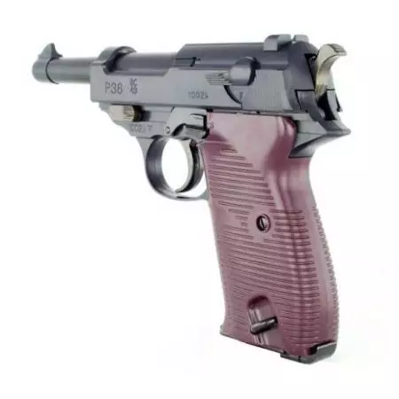 Pistolet Walther Pistol P38 Spring Metal & ABS - Noir