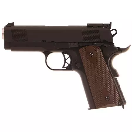 Pistolet WE 1911 Compact Detonics Gaz GBB Blowback - Noir