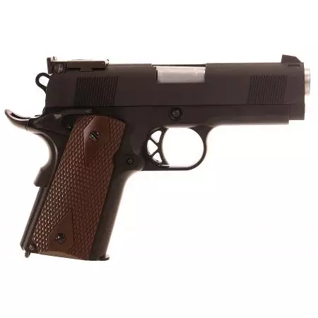 Pistolet WE 1911 Compact Detonics Gaz GBB Blowback - Noir