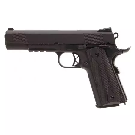 Pistolet WE Colt 1911 Kimber GBB Gaz Blowback Full Metal - Noir