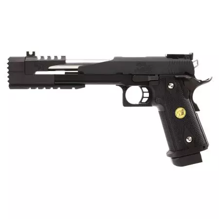 Pistolet WE Hi-Capa 7 Black Dragon version B Gaz Blowback - Noir