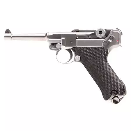 Pistolet LUGER P08 S 4 FULL METAL GBB GAZ GOLD WE