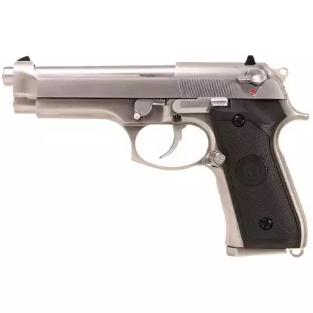 Pistolet WE M92 Gaz GBB Blowback Full Metal - Silver
