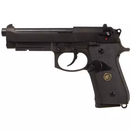 Pistolet WE M9A1 Navy GBB Gaz Blowback Full Metal - Noir