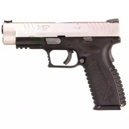 Pistolet XDM 4.5 Gaz GBB Blowback WE - Silver