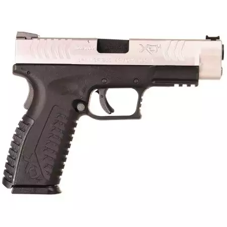 Pistolet XDM 4.5 Gaz GBB Blowback WE - Silver