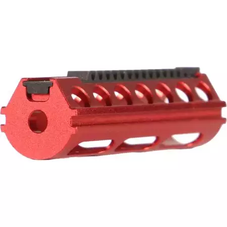 Piston 14 Dents All&eacute;g&eacute; - Aluminium CNC - AEG - SHS - Rouge
