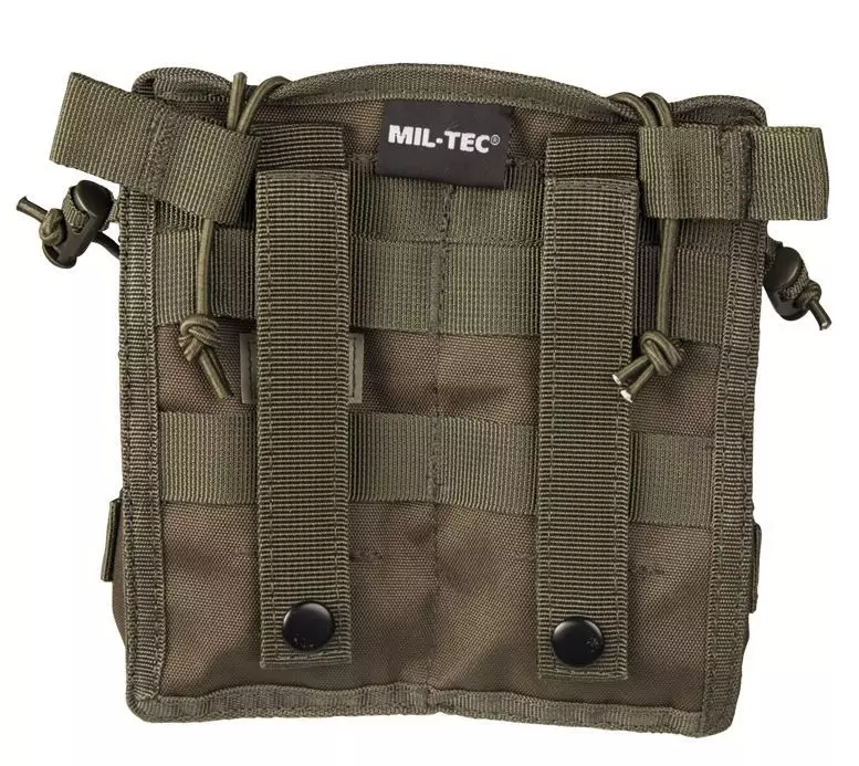 Poche Molle Double Chargeur Open Top Universelle olive Miltec 13497001