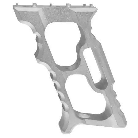 Poignée Verticale TD Minivert pour Keymod & M-Lok JJ Airsoft - Silver