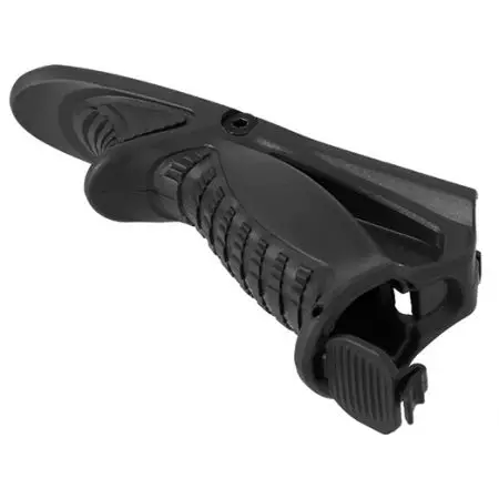 Poign&eacute;e Angulaire Grip Tactique Ergonomique Polym&egrave;re Battle Axe - Noir