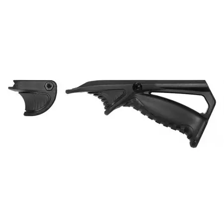 Poign&eacute;e Angulaire Grip Tactique Ergonomique Polym&egrave;re Battle Axe - Noir