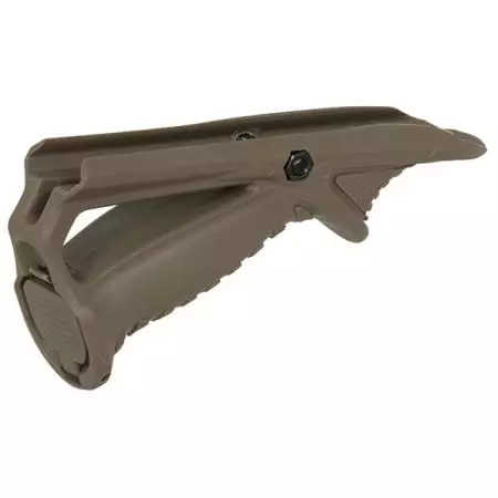 Poign&eacute;e Angulaire Grip Tactique Ergonomique Polym&egrave;re Battle Axe - Tan