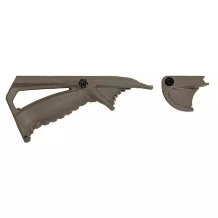 Poign&eacute;e Angulaire Grip Tactique Ergonomique Polym&egrave;re Battle Axe - Tan