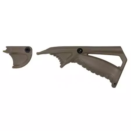 Poign&eacute;e Angulaire Grip Tactique Ergonomique Polym&egrave;re Battle Axe - Tan