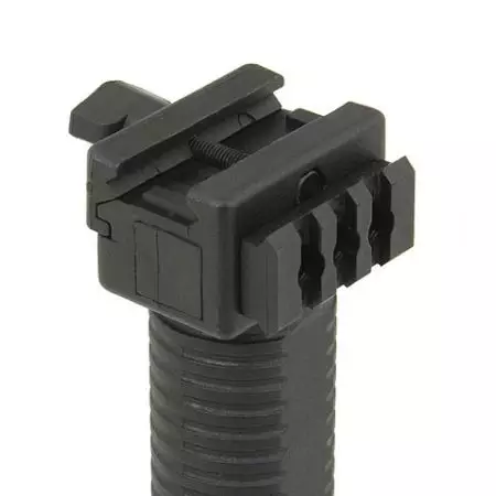 Poign&eacute;e Verticale avec Bipied + Rail Picatinny Swiss Arms - Noir