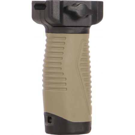 Poign&eacute;e Verticale Grip Tactique avec Compartiment - Bi-ton Tan
