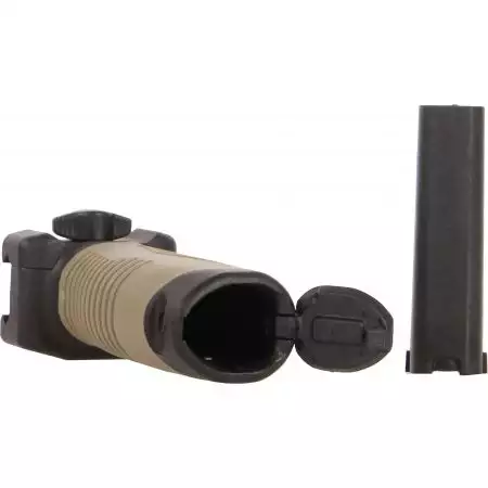Poign&eacute;e Verticale Grip Tactique avec Compartiment - Bi-ton Tan