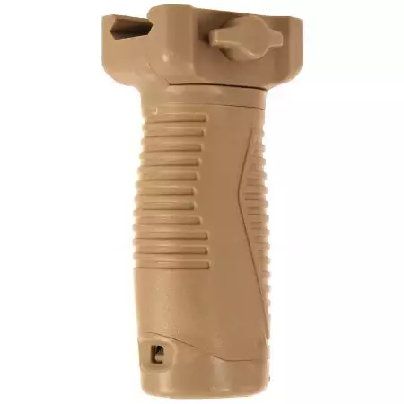 Poign&eacute;e Verticale Grip Tactique avec Compartiment - Tan