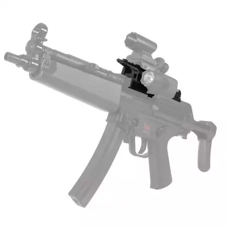 Rail Picatinny Double pour MP5 & G3 JS Tactical - Noir