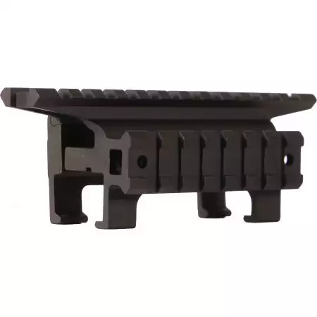 Rail Picatinny Double pour MP5 & G3 JS Tactical - Noir