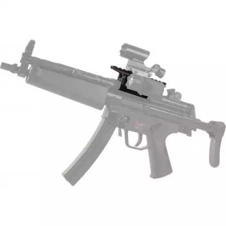 Rail Picatinny Double pour MP5 & G3 JS Tactical - Noir