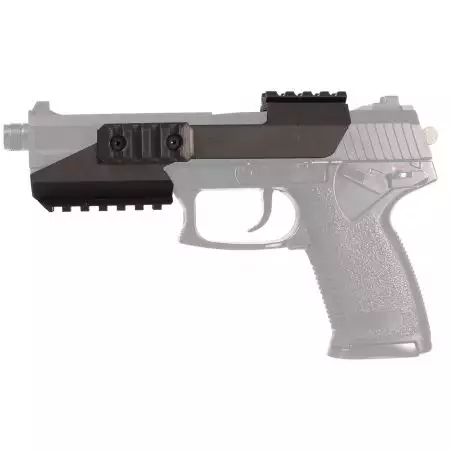 Rail Picatinny Inferieur / Superieur / Lateraux MK23 Elements - Noir