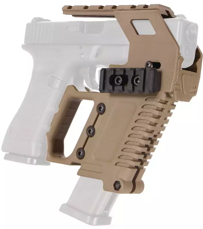 Rail Picatinny pour GLOCK 18C - Raider Shop Sàrl