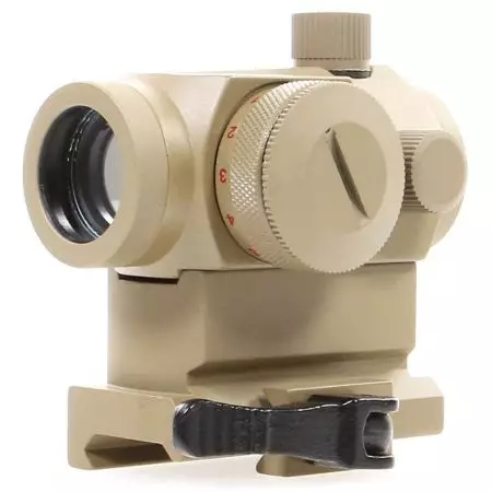 Red Dot QD Compact Type 1 - Montage Haut - Duel Code - Tan