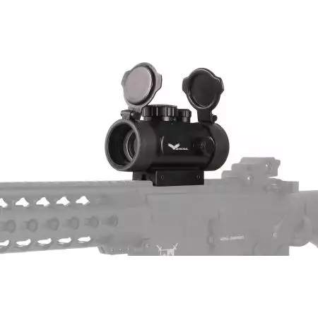 Red Dot Tube 1x30 + Laser JS Tactical - Noir
